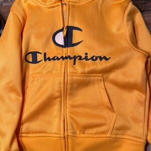 Champion Kids Yellow Hoodie